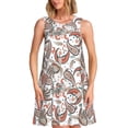 thumbnail image 1 of Balery Paisley Floral Vestidos de verano para mujer con estampado: vestido holgado sin mangas, vestido playero informal y cómodo para días calurosos., 1 of 7