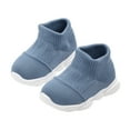 thumbnail image 6 of BOBOGOJP Toddler Sock Shoes Baby Walking Shoes Infant Slippers Boys & Girls Non-Slip Sneakers Blue for Size 6, 6 of 7