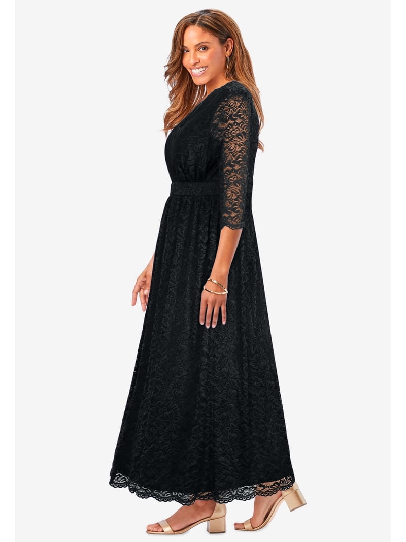 jessica london evening dresses Jessica London Stretch Lace Maxi Dress