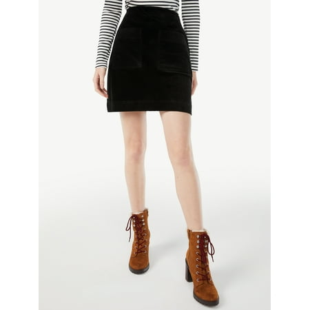 Free Assembly Women's Patch Pocket Mini Skirt