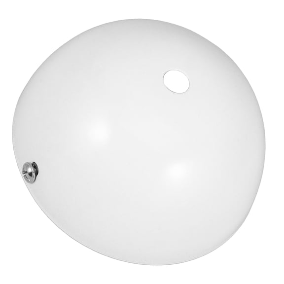 NICEXMAS White Semicircular Ceiling Plate Chandelier Cover Kit for Modern Pendant Lighting