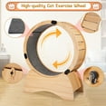 thumbnail image 6 of FYC Cat Exercise Wheel - Pets Treadmill, Run, Spin & Scratch - Carpeted Runway - Kitty Sport Toy - Reduces Boredom, Improves Fitness, 6 of 9