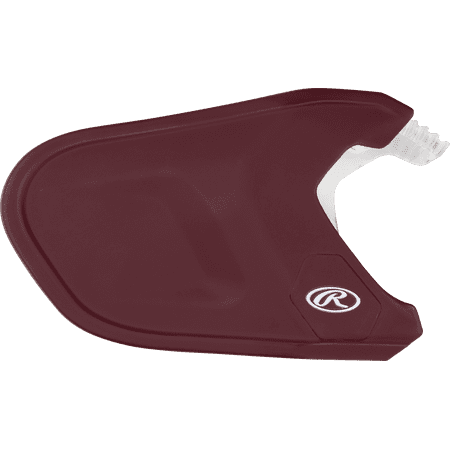 Rawlings 2022 MACH ADJUST Helmet LHB Extension  Matte Maroon  Left-Handed Batter