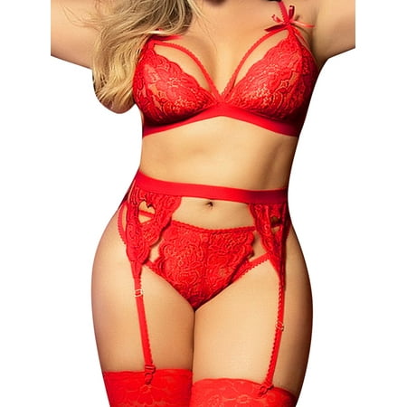 

XXLvision Women s Plus Size Lace Sexy Lingerie Babydoll G Strings Nightwear Sleepwear