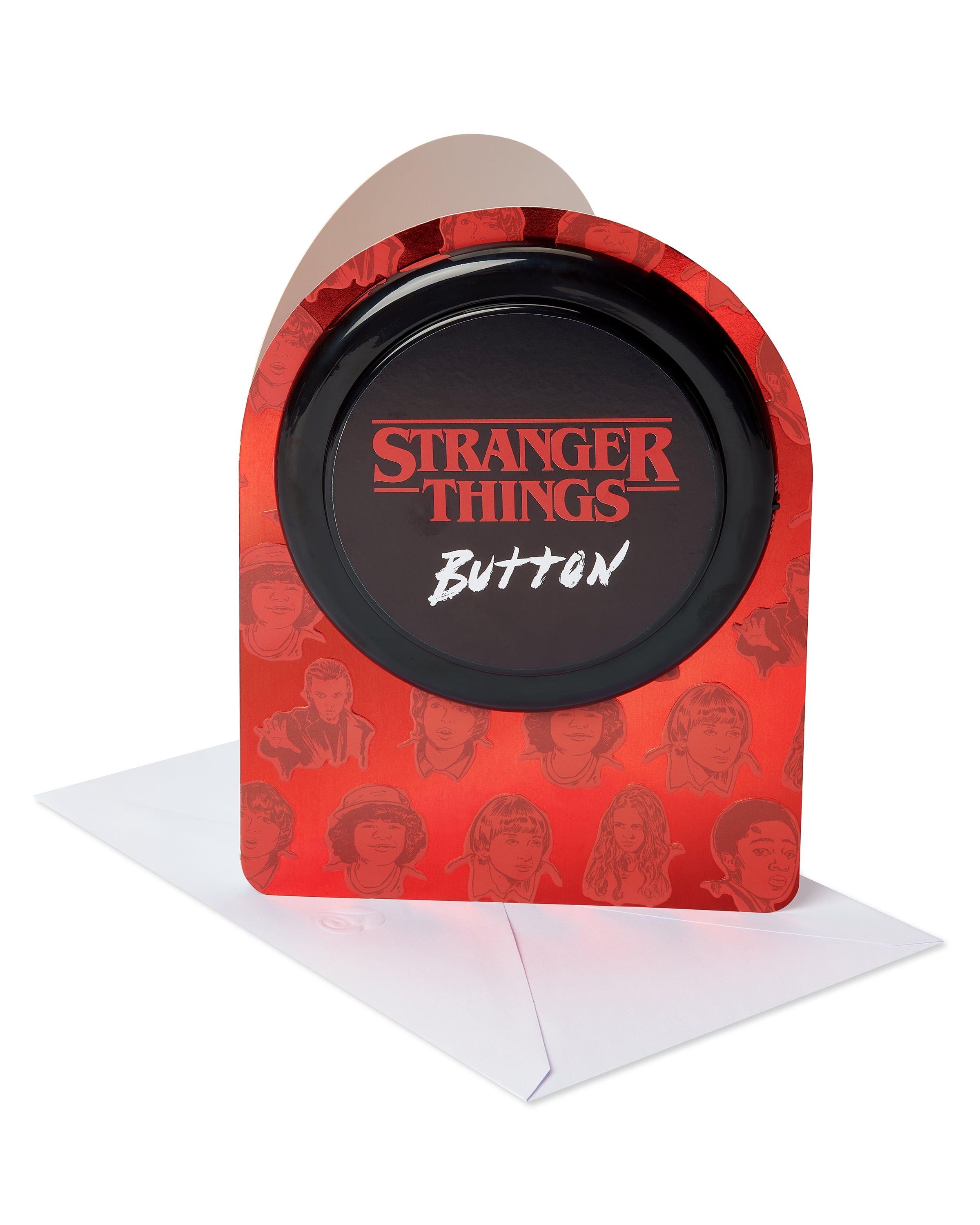 American Greetings Stranger Things Birthday Card with Audio (Button