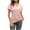 ☂270-Pink, variant on Womens Summer Soild Tops V Neck T Shirts Short Sleeve Business Casual Outfits Loose Fit Beach Vacation Clothes Basic Tees
