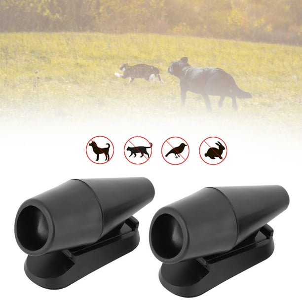 Repelente de animales ultrasónico Jadeshay 2 uds. para ciervos y coches color negro Plata
