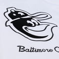 thumbnail image 3 of Men's Mitchell & Ness  White Baltimore Orioles Cooperstown Collection Arctic T-Shirt, 3 of 6