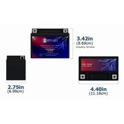 YTX4L-BS - 12 Volt 3 AH, 50 CCA, Rechargeable Maintenance Free SLA AGM Motorcycle Battery