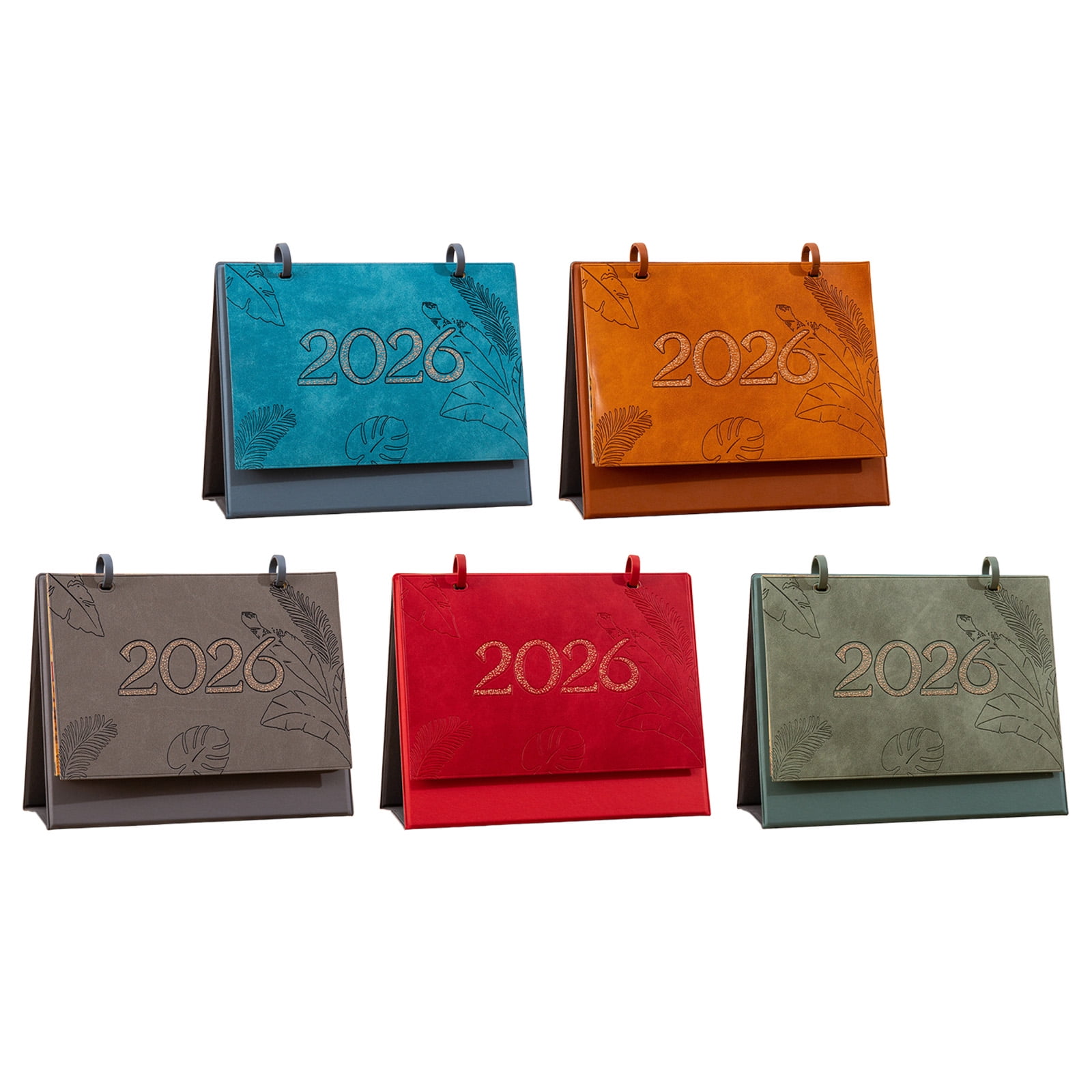 Desk Calendar, 2026 Desk Calendar Planner Double Coil Binding Calendar Standing Flipped Small Desktop Organizers Decors