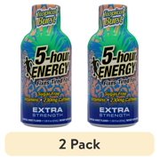 (2 pack) 5-hour Energy Shot, Extra Strength, Tropical Burst