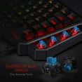 thumbnail image 2 of Redragon K585 DITI RGB Mechanical Gaming Keyboard - OUTEMU Blue, 2 of 6
