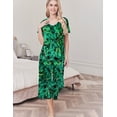 thumbnail image 2 of Ekouaer Womens Pajama Set 2 Piece Cotton Pj Short Sleeve Sleepwear Top with Capri Pants Print Nightwear, 2 of 6