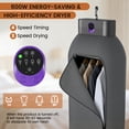 thumbnail image 2 of ORFELD Portable Clothes Dryer, Small Dryer with Remote Control, Compact Foldable Travel Clothes Dryer with Dry Bag for Travel&Home, 2 of 8