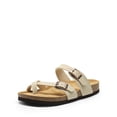 thumbnail image 1 of Sandalia DREAM PAIRS para mujer con plantilla de corcho y tiras ajustables, talla 9, 1 of 8