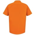 thumbnail image 2 of Red Kap Men's Short Sleeve Enhanced Visibility Work Shirt, 2 of 3