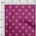 thumbnail image 2 of oneOone Georgette Viscose Pink Fabric Asian Circle Block Sewing Material Print Fabric By The Yard 42 Inch Wide, 2 of 4
