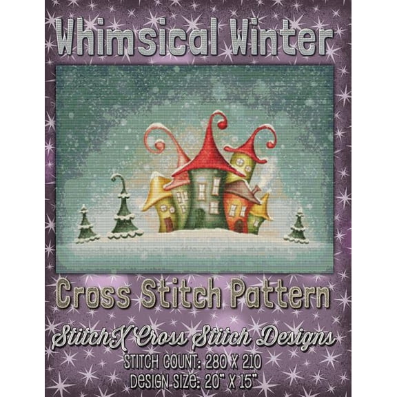 Whimsical Winter Cross Stitch Pattern (Paperback)