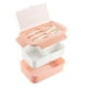 thumbnail image 1 of onlyliua Buscador de Regalos Fiambrera de Plástico, Caja para Conservar Alimentos Frescos, para Horno Microondas, Sellada, con Aislamiento Térmico, Caja Bento, Fiambrera con Vajilla, 1 of 2