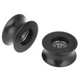 thumbnail image 1 of Roller Wheel, Metal Plastic U-Groove Pulley, Guide Wheel U-groove 4pcs For Many Projects, 1 of 8