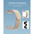 thumbnail image 4 of Pulsera YAJOJO para reloj inteligente CASCHO P125 de nailon, color blanco, 4 of 5