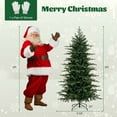 thumbnail image 4 of Costway 6 FT Artificial Christmas Tree with 714 Branch Tips 260 LED Lights 3 Timers Remote, 4 of 13