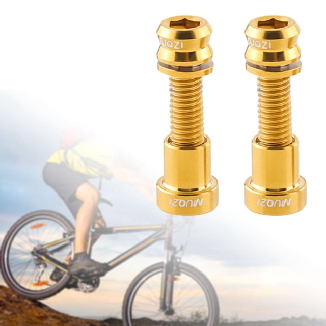 Juego de 2 tornillos para vástago de bicicleta perfecl 25mmx8mm Oro