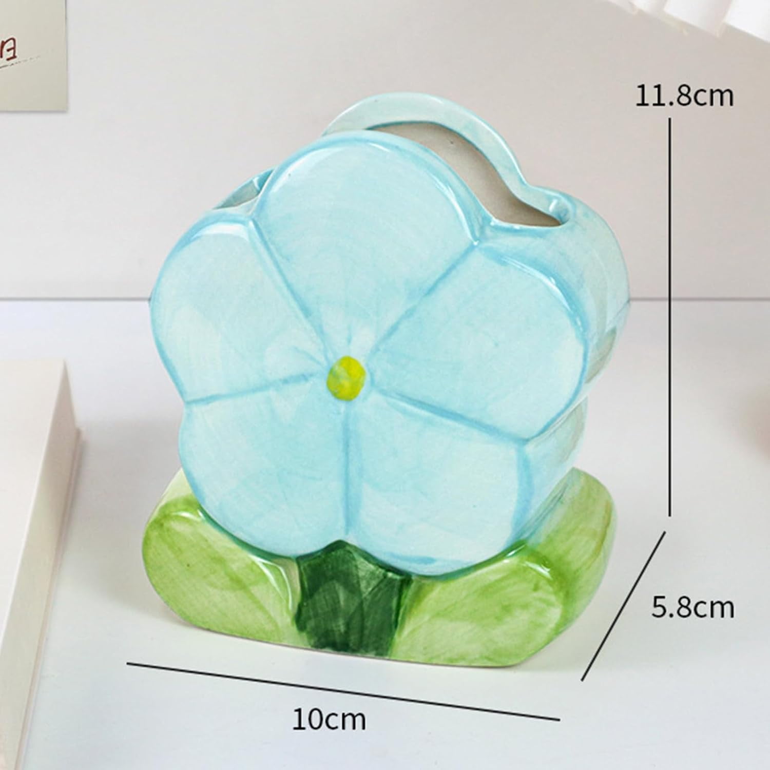Pink Makeup Brush Holder Pen Holder for Office Desk Accessories Aesthetic Pencil Holder Cute Flower Home Decor Birthday Gifts for Women Vanity Toothbrush Holder Kawaii Kitchen Utensil Holder