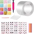 thumbnail image 2 of Rewenti Glitter Glue Set Blowing Set and Pinching Set, 2 of 5
