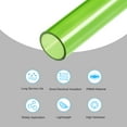 thumbnail image 3 of Uxcell 17mm ID x 20mm OD x 500mm Green Rigid Acrylic Pipe Round Tube, 3 of 5