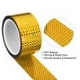 thumbnail image 3 of Uxcell 60mmx50m Prism Tape Holographic Reflective Self Adhesive Decor, Gold, 3 of 5