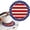 A/14.17"/1 Pc, variant on 4th of July Patriotic Round Placemats,Red White Blue Floral & Star Printed Table Mats,Heat-Resistant Independence Day Decorative Coasters,Patriotic Table Linens for Dining,Parties & Outdoor Picnics