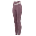thumbnail image 5 of WAYUTE Women's Leggings High Waisted Split Panel Push up Design Athleisure Stretchy Fit Sports Gym Fitness L, 5 of 5