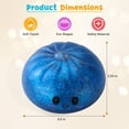 thumbnail image 2 of Glitter Dumpling Squishy, Dumpling Squishies Mystery Box, Viral Bao Bun Squeeze Toys, Colorful Sensory Fidget Toys for Stress Relief, Stretchy Desk Toys, Party Favor Gift for Teens & Adults  (Blue), 2 of 10