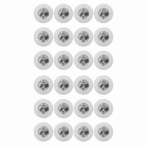 LED Coaster,24 Pack Light Up Coasters,LED Bottle Lights,LED Sticker Coaster Discs for Flash Cup