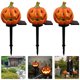 thumbnail image 4 of 3 Piezas Luces Solares LED Estacas Resina Solar Halloween (C) Rojo, 4 of 5