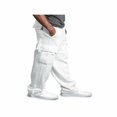 thumbnail image 4 of Fashion Men‘s Jogger Heavy Weight Fleece Cargo Pocket Sweat Pants, 4 of 4