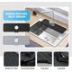 thumbnail image 4 of Silicone Faucet Splash Guard, 45.72 cm x 15.00 cm, For Kitchen, Bathroom, Laundry, Sink GadgetsKitchen Sink Accessories (Black), 4 of 4