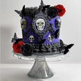 thumbnail image 2 of Decoración para tartas Gallarato Gothic Rose Skull Till Death 21 unidades, 2 of 7