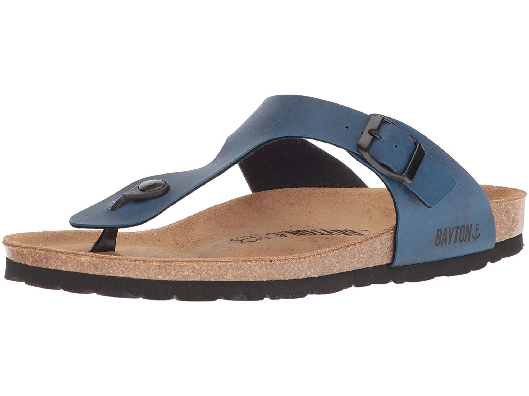 open toe flip flops mens