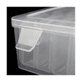 ckepdyeh 3 Pack Mini Bead Storage Box, Clear Bead Storage Box with Lid