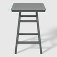 thumbnail image 5 of WestinTrends Malibu 5-Piece HDPE Outdoor Patio Dining Bar Bistro Table Set with Bar Stools, Gray, 5 of 11