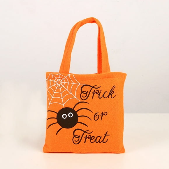 Sac Fourre-Tout Citrouille Sorcière Animal de Dessin Animé Sac Fourre-Tout Bonbons pour Enfants Sac à Friandises pour Enfants Pochette Cadeau pour Friandises Décoration d'Halloween