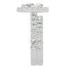 thumbnail image 4 of Unique Moments Lab Grown 2.50 Carat Diamond Pear Solitaire Bridal Set, Engagement Ring for Women 10K White Gold, 4 of 5