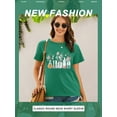 thumbnail image 2 of ZXSXSY Shirts for Women Summer Flower Graphic Tees Cute Garden Plant Lover Tshirts Tops, 2 of 6