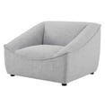 thumbnail image 1 of Armchair Accent Chair, Fabric, Light Grey Gray, Modern Contemporary Urban Design, Living Lounge Room Hotel Lobby Hospitality, 1 of 8