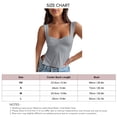 thumbnail image 1 of Camisa sin mangas ajustada, busto fruncido de color liso Camiseta sin mangas de color liso Camisa sin mangas con abertura lateral diseñada a medida, 1 of 6