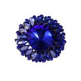 thumbnail image 1 of Kkkded Broche Épingle Électroplaquée Géométrique Fleur - en Forme de Rouille - Badge Broche Résistant, 1 of 7