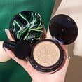 thumbnail image 4 of CC Cream with Mushroom Powder Puff Full Coverage Color Correcting Foundation Cream Hydrating Long Lasting Oil Control Natural Lightweight Concealer, 4 of 8