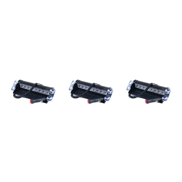 Riwesomey Luz estroboscópica Lámpara de advertencia Linterna de señal Alto brillo Instalación práctica Accesorios para vehículos Base Luz Type1 NO1